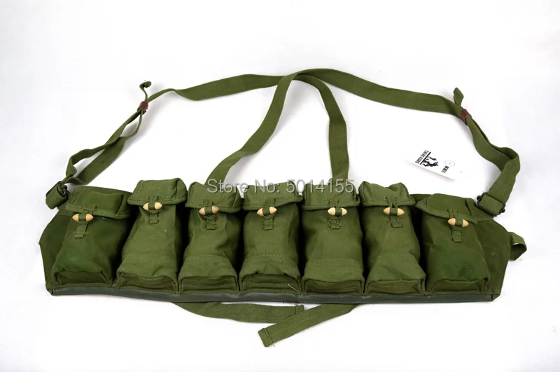 

Surplus Chinese Military SKS Type 63 Chest Rig Bandolier Ammo Pouch