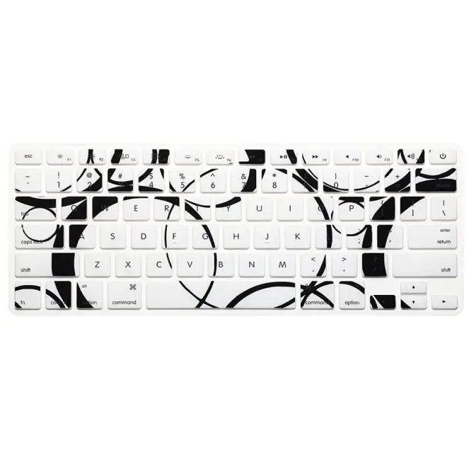 

Soft Pattern Silicone Keyboard Cover Case Protect Skin For MacBook Pro 13-15 toetsenbord cover laptop accessories