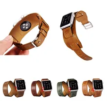 2015 Новый Продукт Высокого Качества Icarer 4 в 1 Натуральная Кожа Смотреть Band для Apple Наблюдать 38 мм 42 мм с Адаптером