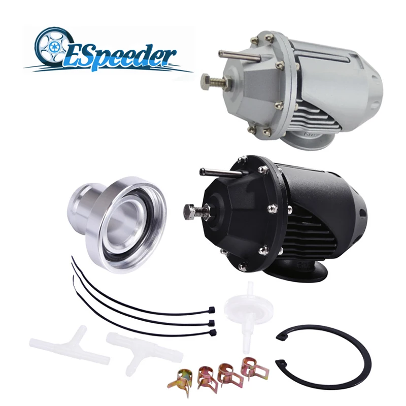 ESPEEDER Blow Off Valve Universal Turbo BOV Silver/Black SSQV SQV 2 II