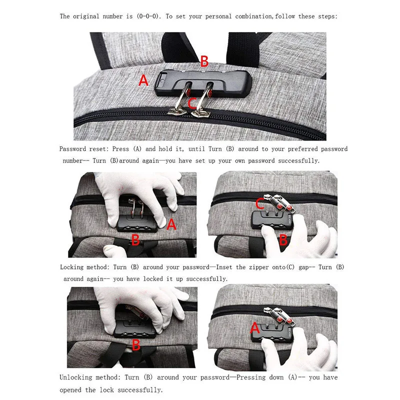 Laptop Backpack Outdoor Sport Bags USB Charging Port Computer Bag School Bookbag Business Backbag Unisex Travel Camping Riding (1)