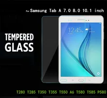 Защитное стекло Tab A для Samsung Galaxy Tab A 7,0 8,0 9,7 A6 10,1 T280 T285 T350 T355 T550 T580 P580, защитная пленка для планшета(China)