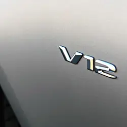 1 шт. 3D V12 багажник автомобиля загрузки Авто Знак сбоку крыло авто эмблема автомобиля Наклейки для SL S gl CL c e g стайлинга автомобилей