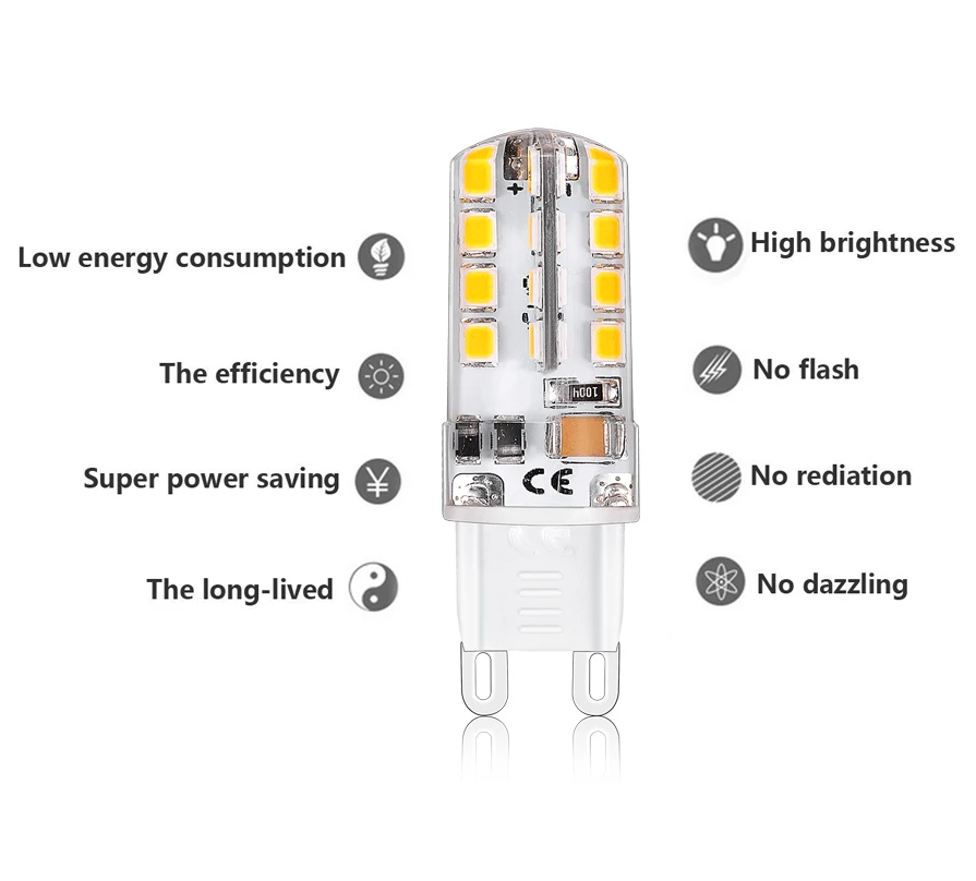 G9 LED Bulbs features