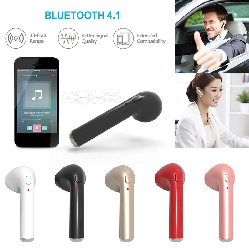 

Outdoor camping HBQ-I7 Bluetooth headset wireless sports stereo hands-free calling multi-tool camping gear