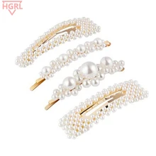 Модные жемчужные заколки для волос, Металлические Хрустальные заколки для волос, Элегантные Заколки для волос, заколки для волос, головные уборы, аксессуары для укладки волос