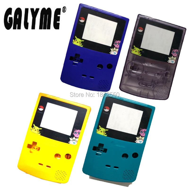 Galyme Ремонт объектива из мультфильма Пластиковый Корпус Корпуса для Gameboy цвет GBO DMG портативная игровая консоль мальчик цвет ремонт Чехол W/Винты