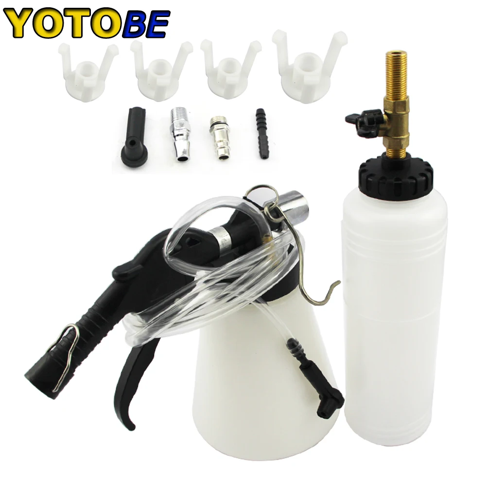 

Pneumatic Brake Fluid Extractor Tool For Cars/Trucks/Motorcyles and Brake Bleed / Bleeder Kit-Free Shipping