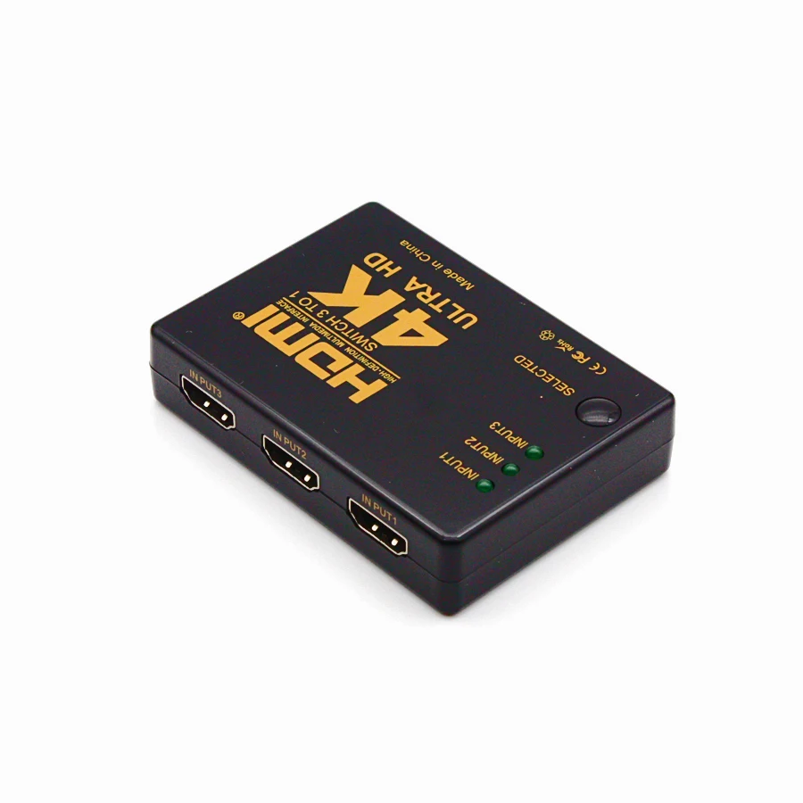 Сплиттер видеосигнала AIXXCO 4K * 2K 1080P HDMI 3 входа 1 выход переключатель переключателя