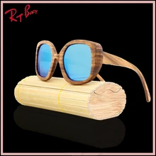 New Luxury Bamboo Sunglasses Mirror Lens Wood Glasses Sunglasses Polarized Bamboo Sunglasses Wood sunglasses made in China