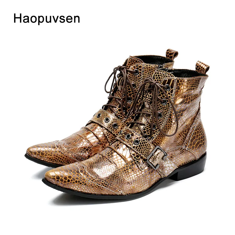mens lace up cowboy boots 2018 new genuine leather ankle boots pointed toe mens lace up cowboy boots 2018 new genuine leather ankle boots pointed toe