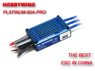 

HOBBYWING 2-6S Speed Controller ESC Platinum 60A-PRO