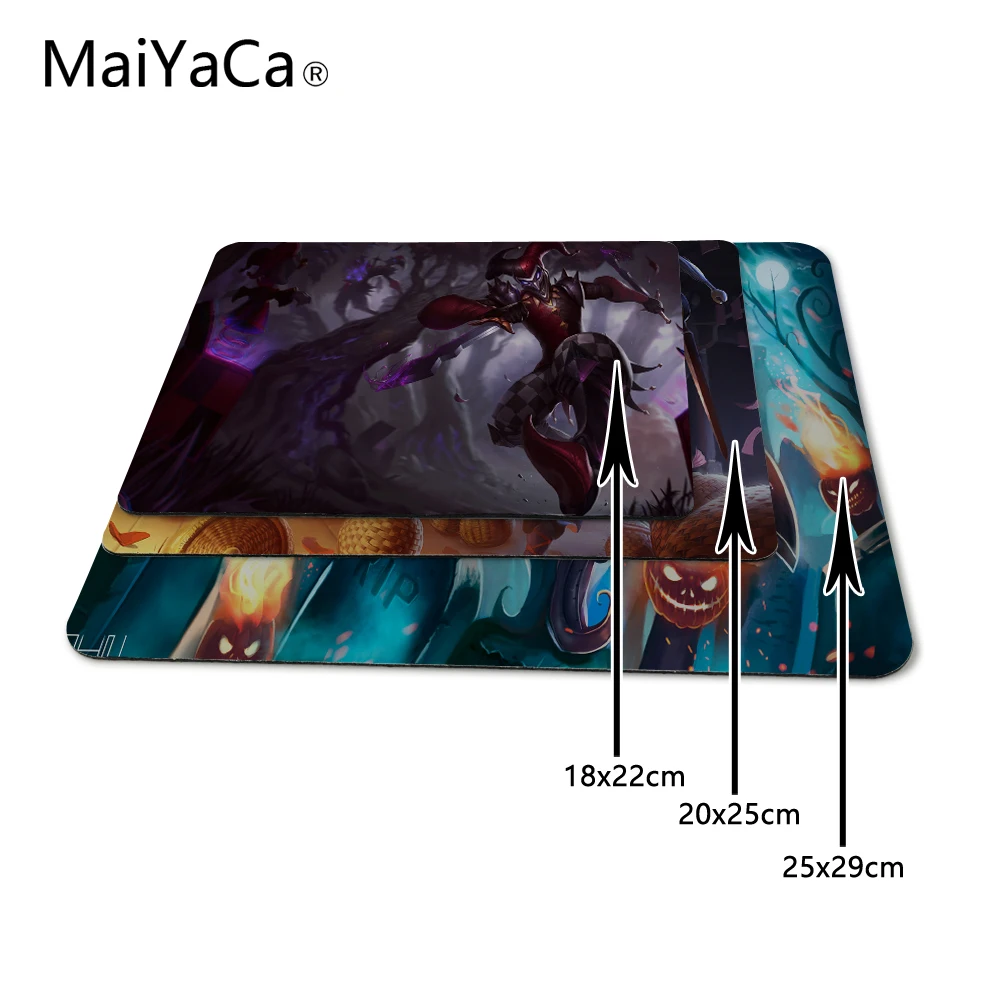 

MaiYaCa LoL Shaco Custom Design Cool Gaming Mousepad Rubber Mats Not Lock Edge Mouse Pad