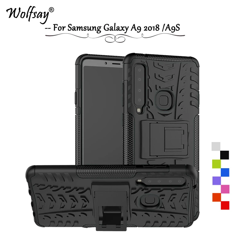 

For Samsung Galaxy A9 2018 Case Armor Rubber Phone Case For Samsung Galaxy A9 2018 Silicone Cover For Samsung A9 2018 A9s Fundas