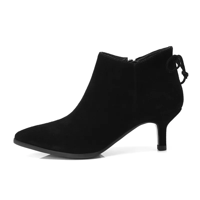 Cy060 Hohe Stiefel Neue Hochzeit Sexy balck Dame Spitz Stiefeletten Woamn Winter Zip 2018 Qualität Enmayer Schuhe Mode Party Nude waBZXpxXq