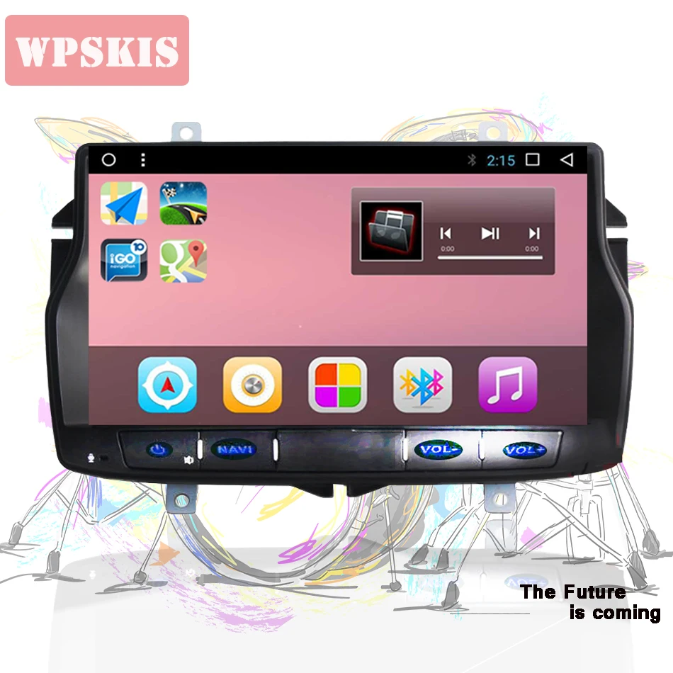 Perfect 8" Octa core 1024*600 Android 9.0.0 Car HU W/O DVD for Lada Vesta DVR 3G/4G GPS radio multimedia player car navigation device 1