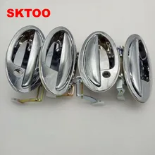 Sktoo 4 шт./компл. для Lifan 520 Хром Внешний Дверные ручки Чехлы для мангала 520i Breez Интимные аксессуары хорошее качество металла Наклейки стайлинга автомобилей