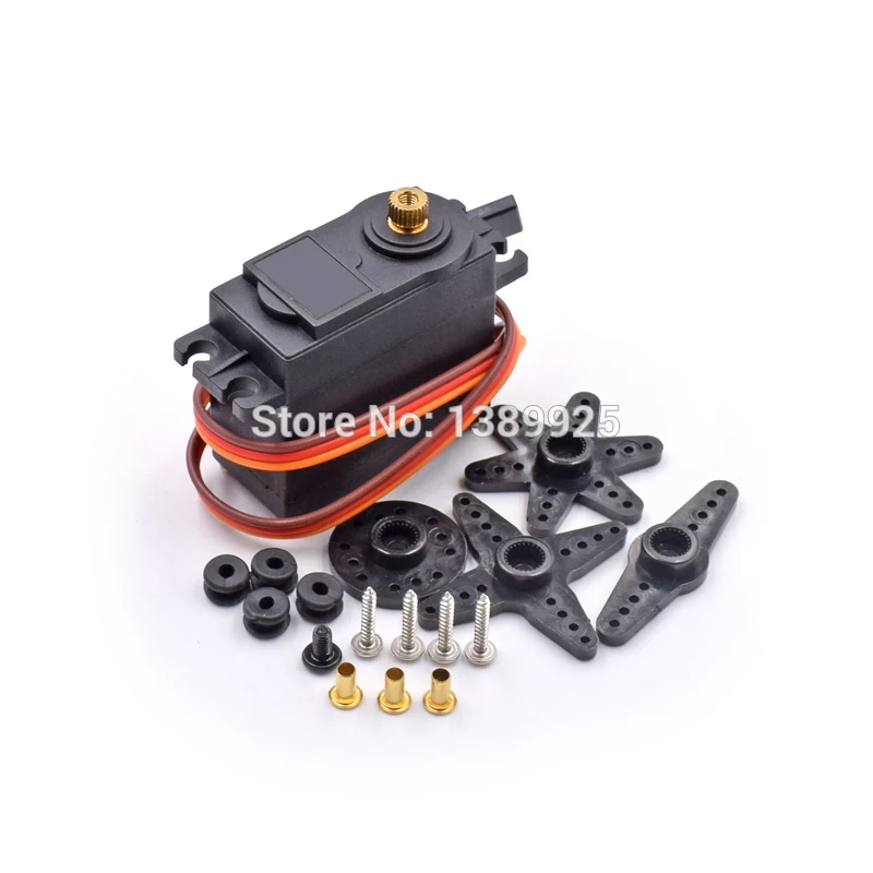 

MG995 360 degree Continuous Rotation Metal Gear Digital Servo with accessories,High Torque,For robot arm,robot DIY