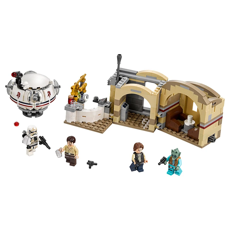 

BELA 10905 Mos Eisley Cantina Star Wars Building Classic Movie Model Blocks Bricks Toys Compatible Legoland 75205
