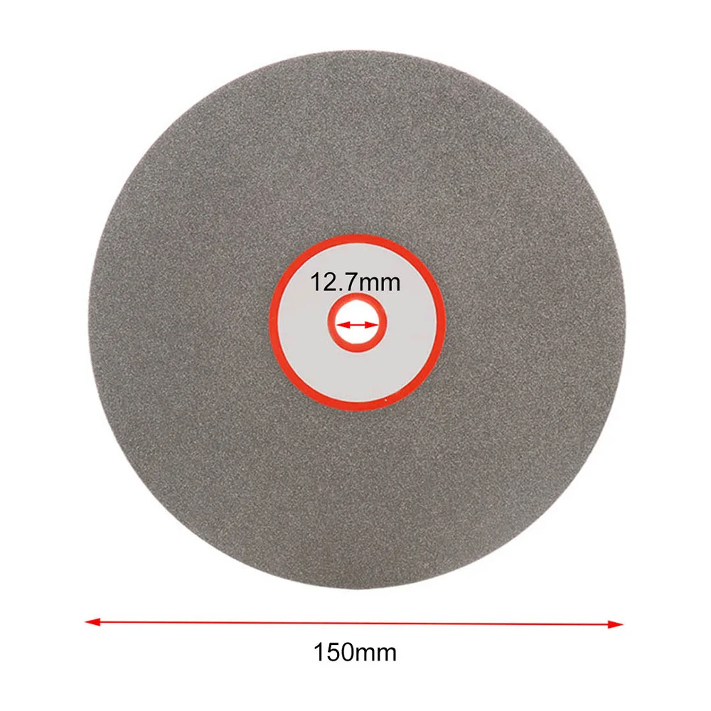 6 Inch Grit 240 Diamond Coated Flat Lap Wheel Jewelry Grinding Polishing Disc 150mm Diamond Grinding Disc Polishing Sheet New