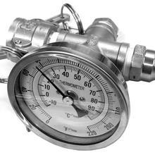 Домашний In-line термометр с нержавеющим Camlock быстрого отключения