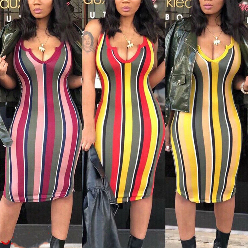 rainbow bodycon