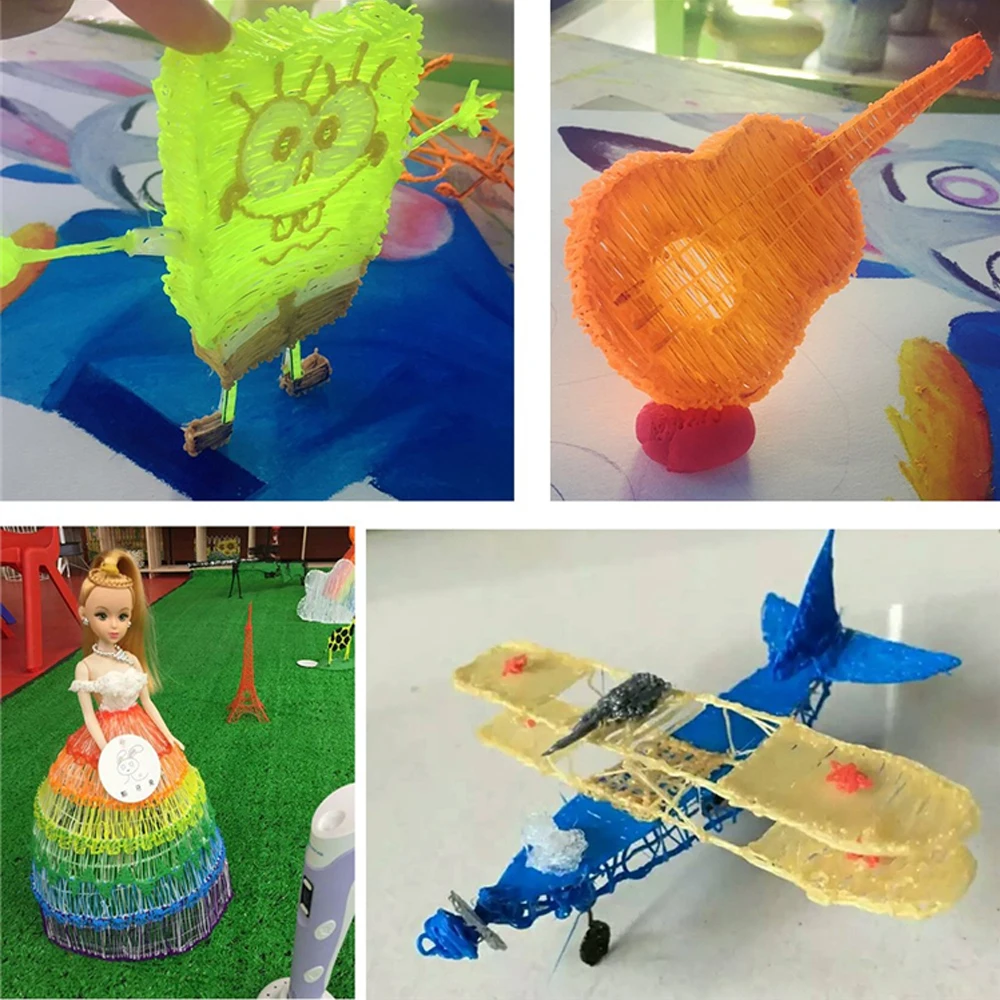 10 м 1 75 мм ABS 3D принтер Ручка для рисования нити Scrawl материалы|3d printer pen drawing|abs 3d3d pens