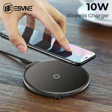 10 Вт Быстрое беспроводное зарядное устройство Qi для iPhone X Xs MAX XR 8 Беспроводная зарядка для samsung Xiaomi huawei USB зарядное устройство для мобильного телефона