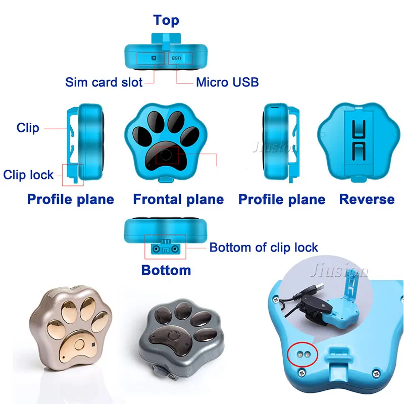 Inteligente de Atividade com Gps à Prova D'água com Wifi Localizador de Chave e Coleira para Animais de Estimação Mini Rastreador - Image 6