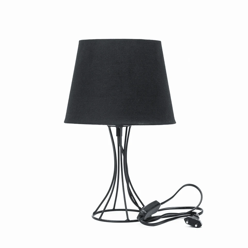 

Modern LED Reading Desk Lamp Vintage E14 Iron Base Desk Lamp Decoration Bedside Lights Living Room Bedroom Home Table Lights