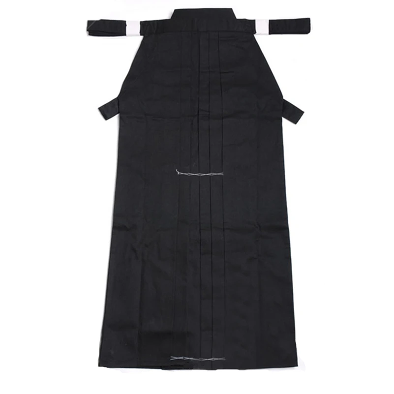 Aikido Gi Униформа хлопок Hapkido брюки Кендо Хакама черный японский самурай традиционные мужские, женские, детские Keikogi для взрослых