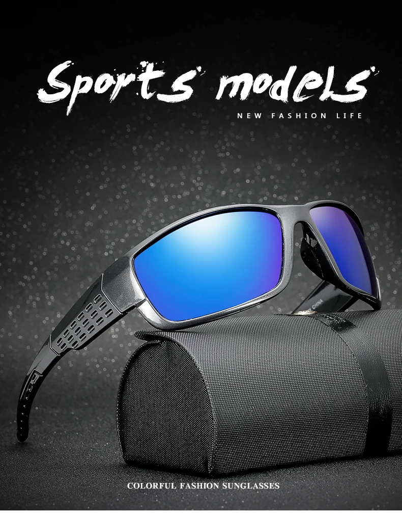Поляризованные спортивные солнцезащитный очки поляризованные солнцезащитные очки ветрозащитный зеркало очки UV400 солнцезащитные очки для мужчин для женщин де золь