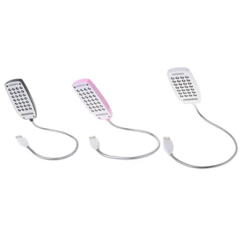 

28 LED LED USB Mini Flexible Light Laptop Desktop PC Desk Reading with Button