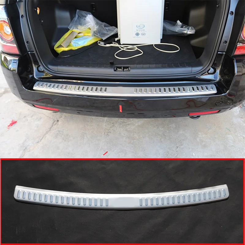 

Stainless Steel Car Rear Bumper Plate Cover Trim For Land Rover Freelander 2 2008-2016 Protector Panel Auto Accessories