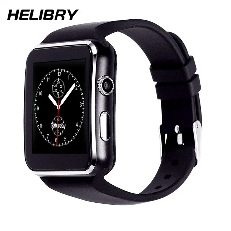 Bluetooth Смарт часы X6 Smartwatch для смартфонов на Android Поддержка SD 8G PK DZ09 GT08 iOS телефоны Sim