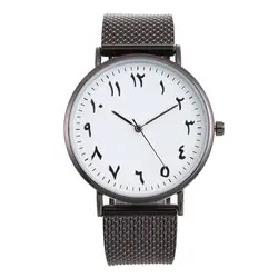 BGG бренд минимализм пара Повседневное часы Творческий номер Для женщин кварцевые часы Для мужчин Lover сетка Группа наручные часы Мода часы
