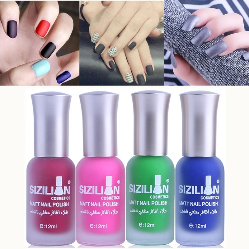 

Solid Color Nail Polish Matte Gels UV Gel Nails Art Long Lasting Manicure Soak Off Varnish Women Beauty Party 12ml 38 Colors