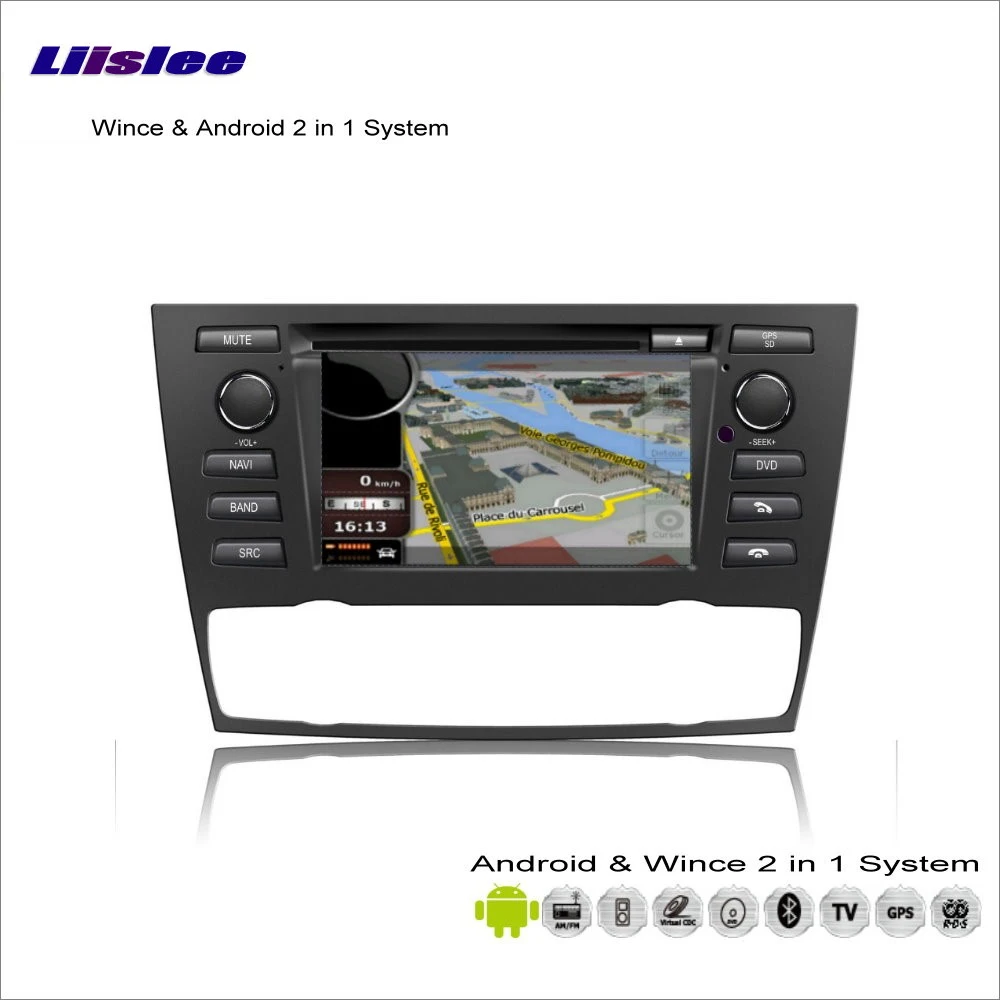 Liislee автомобиля Android мультимедиа для BMW 3 E90 E91 2005~ 2012 Радио CD dvd-плеер GPS nav навигации аудио видео Стерео s160 Системы