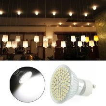 60 светодиодный лампочка офис GU10 SMD теплый белый светодиодный 120 ° домашний прожектор декоративные огни