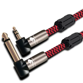 

Audio Cable 1/8" Mini Jack Angle 3.5mm to 6.5mm Angle 1/4" MONO PC Mixer Amplifier Headphone TRS Cable 0.75m 1m 2m 3m 5m 8m