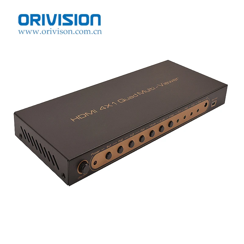 

Factory Price Video signal 4x1 HDMI Quad Multi-viewer seamless switcher 1080p 4 input 1 output HD Multi viewer HDMI Switch