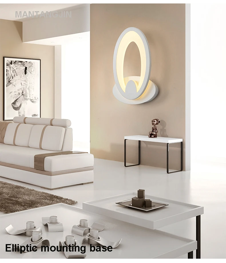 

Modern LED Wall Lamp For Bathroom Bedroom 11W Wall Sconce White Indoor Lighting Lamp AC100-265V LED Wall Light Indoor Lighting