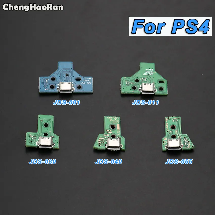 

ChengHaoRan JDS-011 JDS-030 JDS-040 JDS-055 USB Charging Port Board with Flex Cable For PS4 PRO Slim Controller Repair Parts