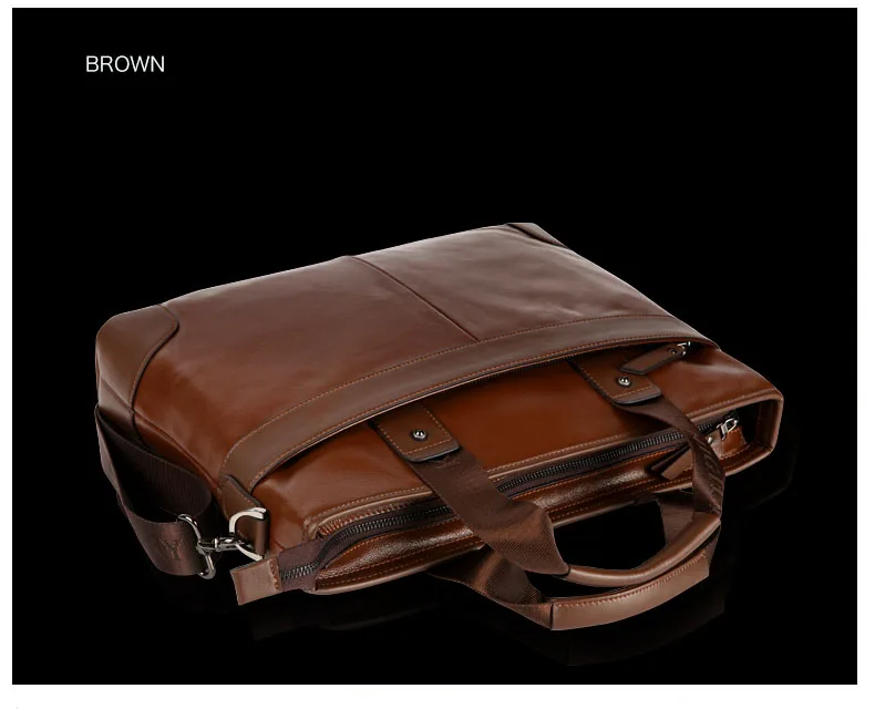 Сумка из натуральной кожи высокого качества брендовый модный мужской деловой