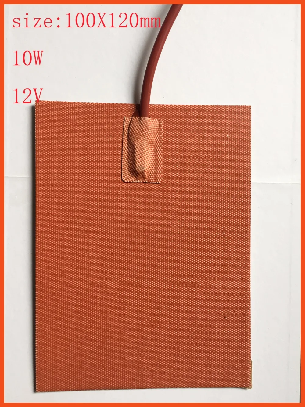 100X120mm 10W 12V Silicone Heater Pad Honey Bee Hive Warmer,w/ 50C