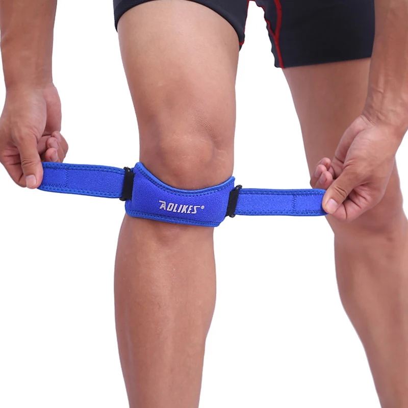 

Knee Pad Sleeve Adjustable Compression Leg Patella Wrap Protector Outdoor Fitness Climbing Sportswear Accessories 1pcs