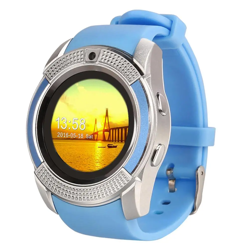 Купить timeowner Bluetooth смарт часы SIM-карты V8 с ТФ карты БГ круг ...