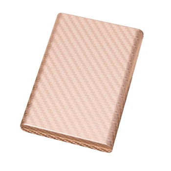 

Security Wallet Business Protective Aluminum Alloy Case Travel 6 Slots Men Storage Credit Card Holder Box Anti Magnetic Bank