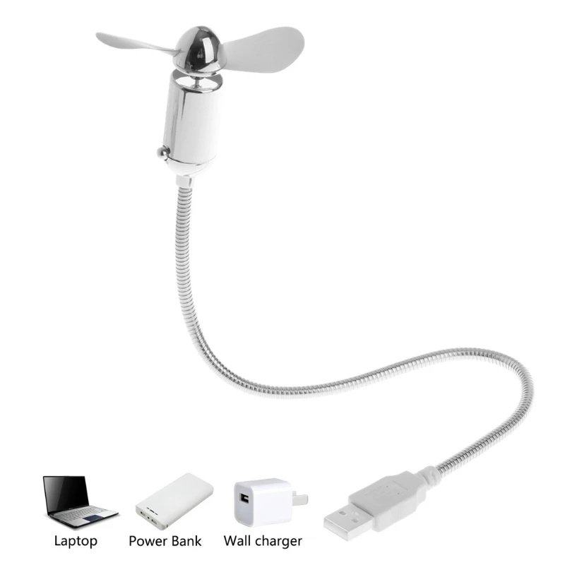 

Fry's Store Energy Saving Flexible USB Cooling Fan with Switch for Notebook Laptop Computer for Dropshipping