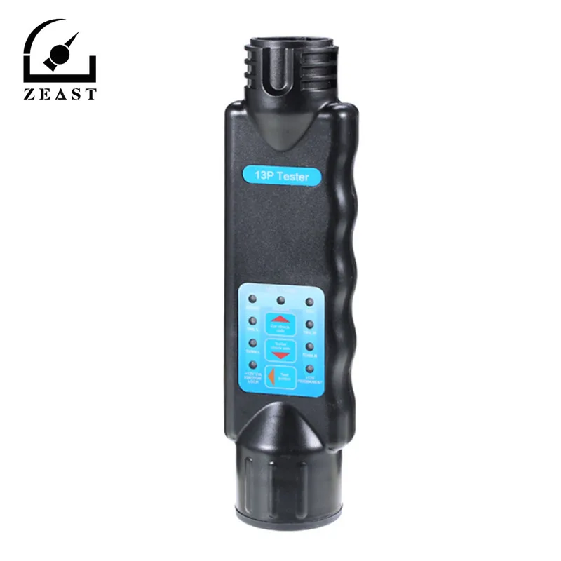 

13 Pin Towing Trailer Cable Wiring Circuit Plug Socket Connector (N-type) Tester Diagnostic Tool for Trailer Caravan Truck